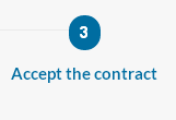accept the contract