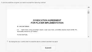 click the check box to complete the agreement publisher dailymotion account