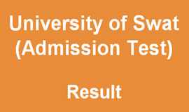 University Of Swat Admissions 2014 Entry Test Result NTS