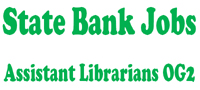 Jobs in Pakistan Assistant Librarians OG2 State Bank